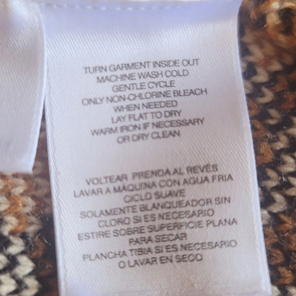 Anne Klein Bright Serpia Zip Front 3/4 Sleeve Sweater - Picture 9 of 10